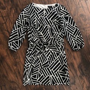 Tahari - Black/White Dress - Size 6